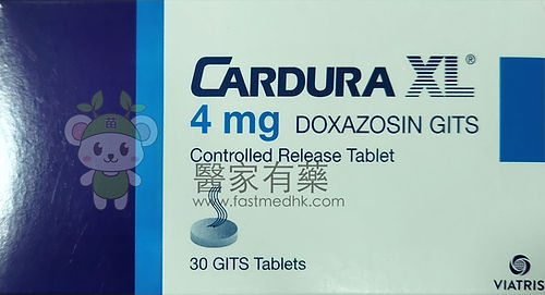 Cardura XL® 4mg