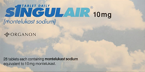 善古寧 SINGULAIR TAB 10MG （montelukast sodium)