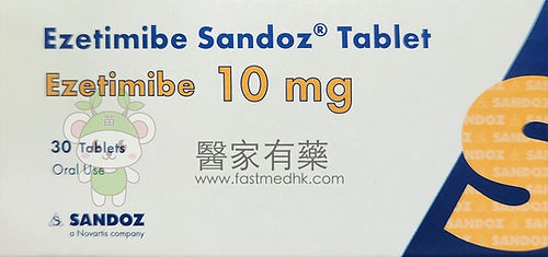 Ezetimibe Sandoz® 10mg 30 tablets