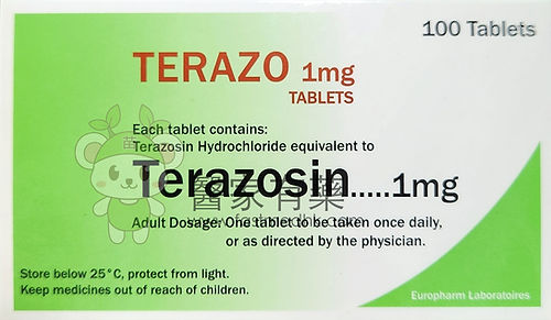 Terazo 1mg 100 tablets