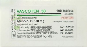 Vascoten 50mg 100 tablets