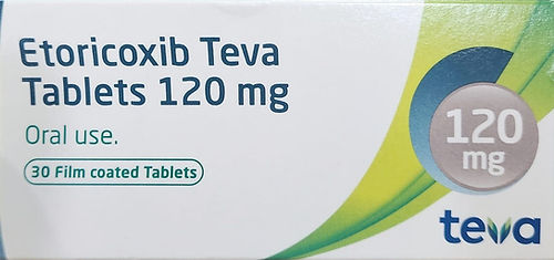 [買五送一]Etoricoxib Teva Tablets 120mg