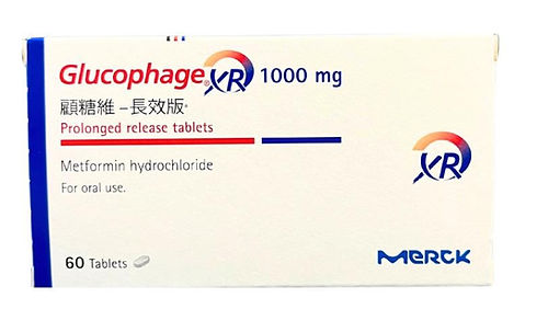 Glucophage XR (Metformin) 1000 MG Tab 顧糖維 - 長效版